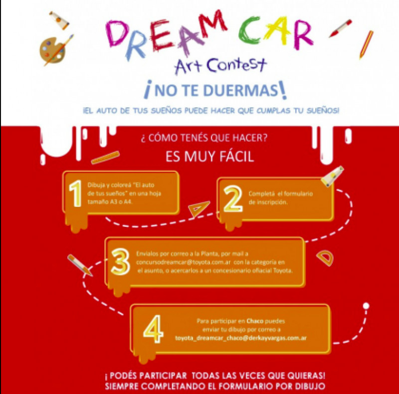 Derka y Vargas los invita a participar del Concurso Dream Car 2021