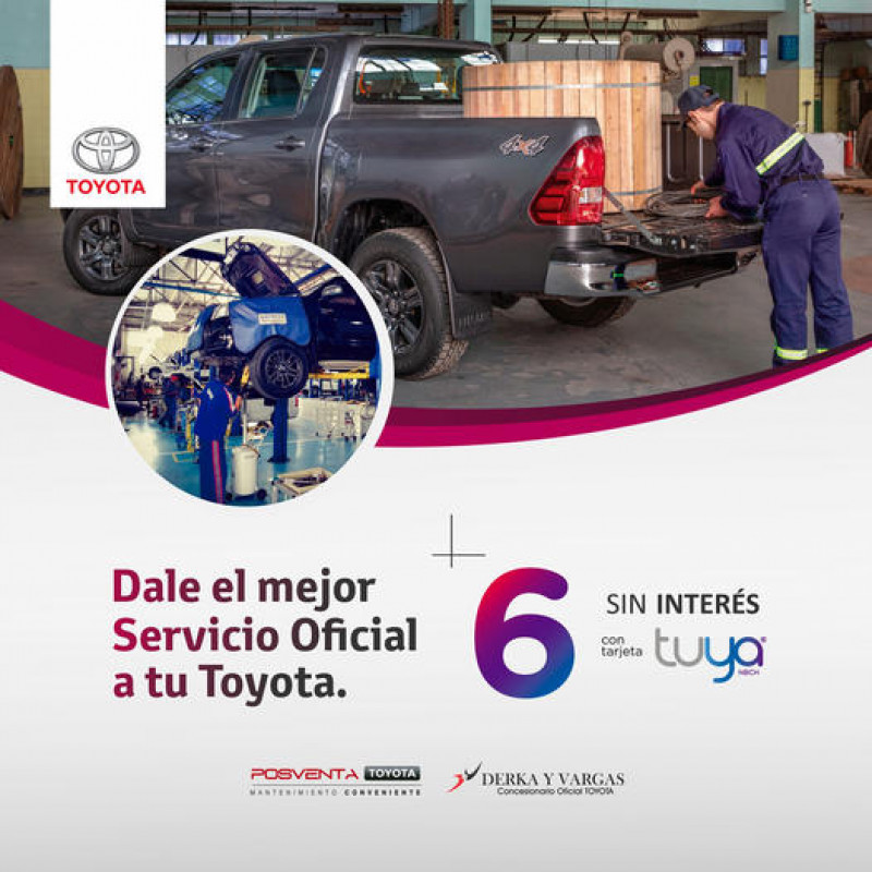 Servicio oficial en 6 cuotas sin interés