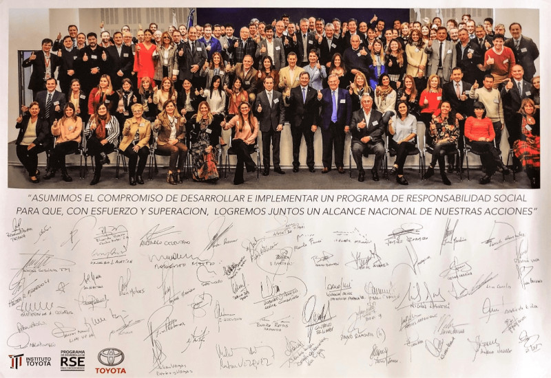Mensaje de Toyota Argentina en el Acto de Lanzamiento del Programa RSE Concesionarios