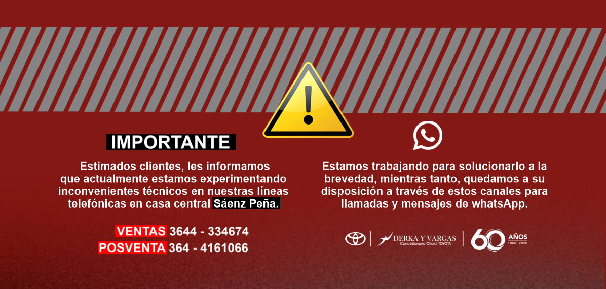 Estamos trabajando para solucionarlo